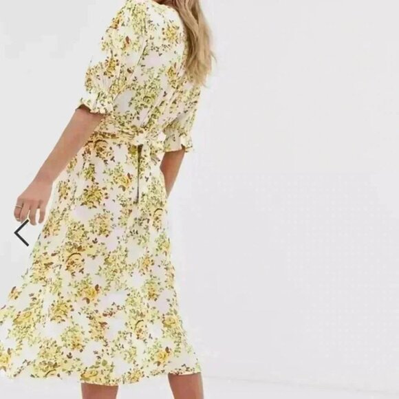 Faithfull rafa floral midi dress - Picture 3 of 10